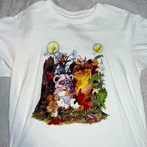 vintage vtg uniqlo Star Wars “EWOKS” t shirt disney world